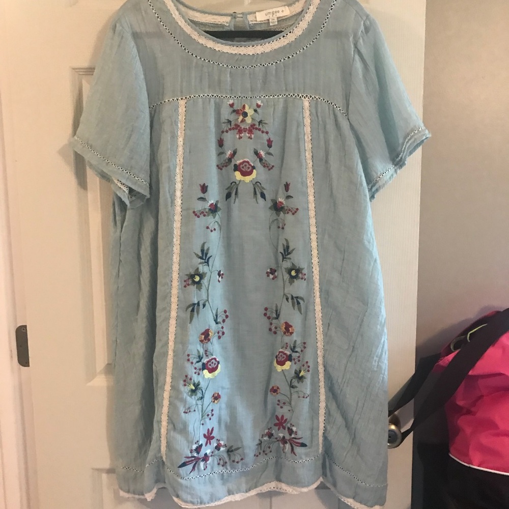 Light Blue Umgee Dress